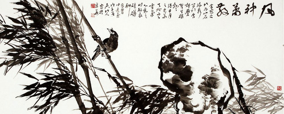 幼儿园手工卡纸竹子树 img.61gequ.com 宽984x397高