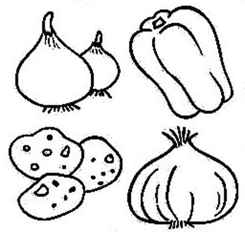 儿童画四种蔬菜_六一儿童网