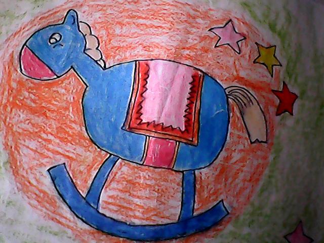 颜料画幼儿简单图片幼儿图画