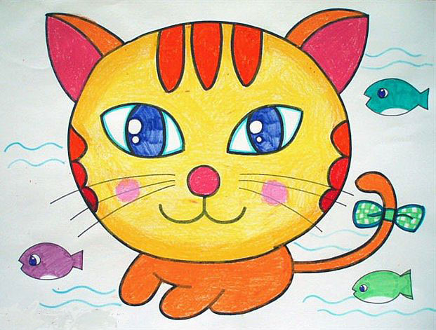 9岁儿童简单画画图片   2.宝宝学画画简易版图片   3.