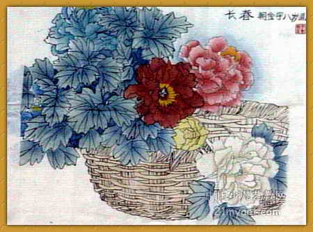 儿童画《长春》