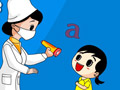 小萝莉看牙医_拼音韵母a