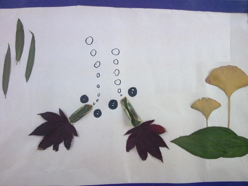 深秋树叶贴画图片大全_深秋树叶贴画图集分享