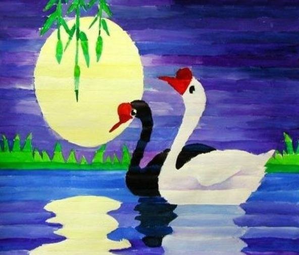 晚上的天空图片简笔画,晚上的天空简笔画,夜晚画天空的图画(第2页)_大山谷图库